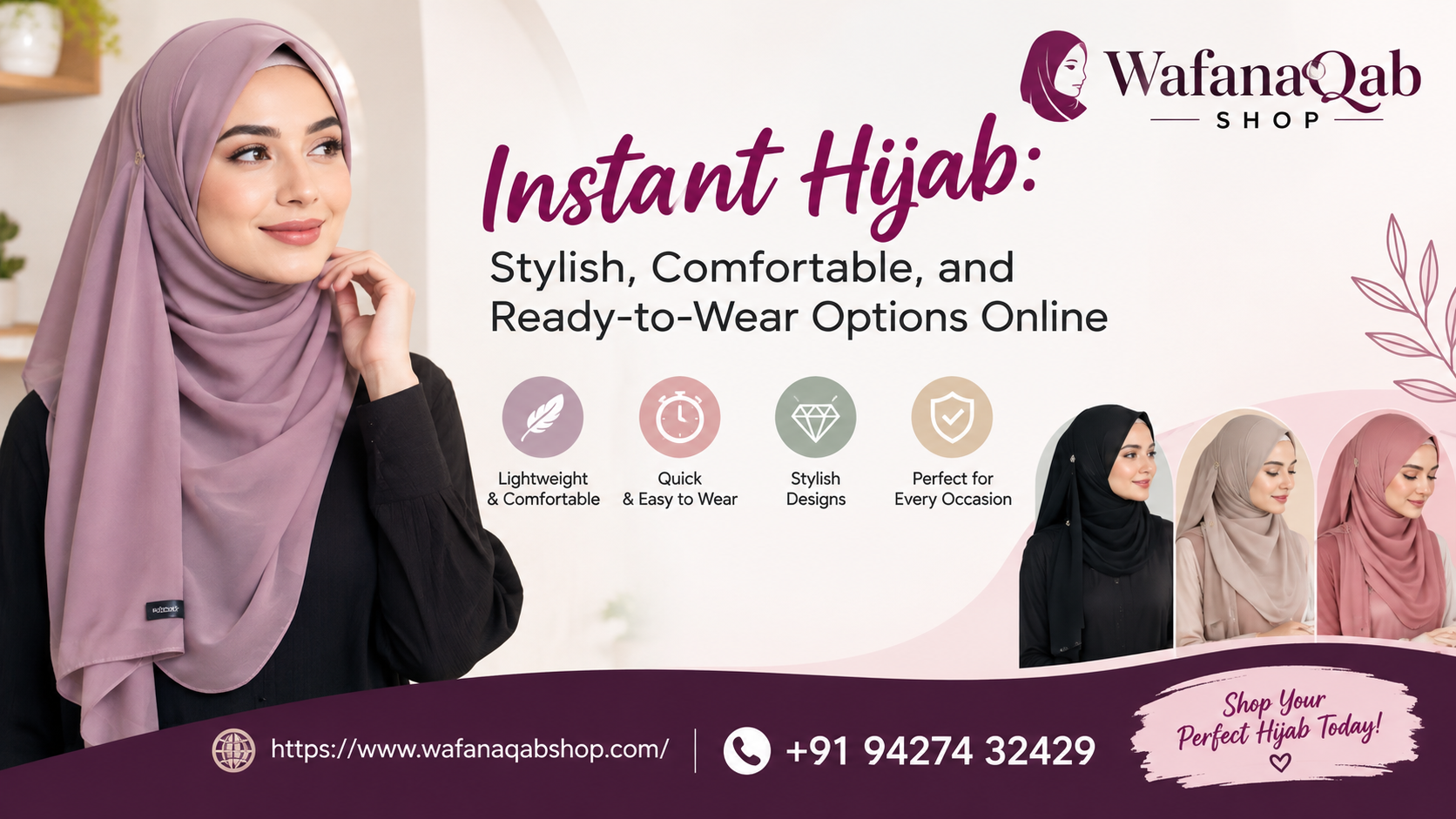 Instant Hijab: Stylish, Comfortable, and Ready-to-Wear Options Online